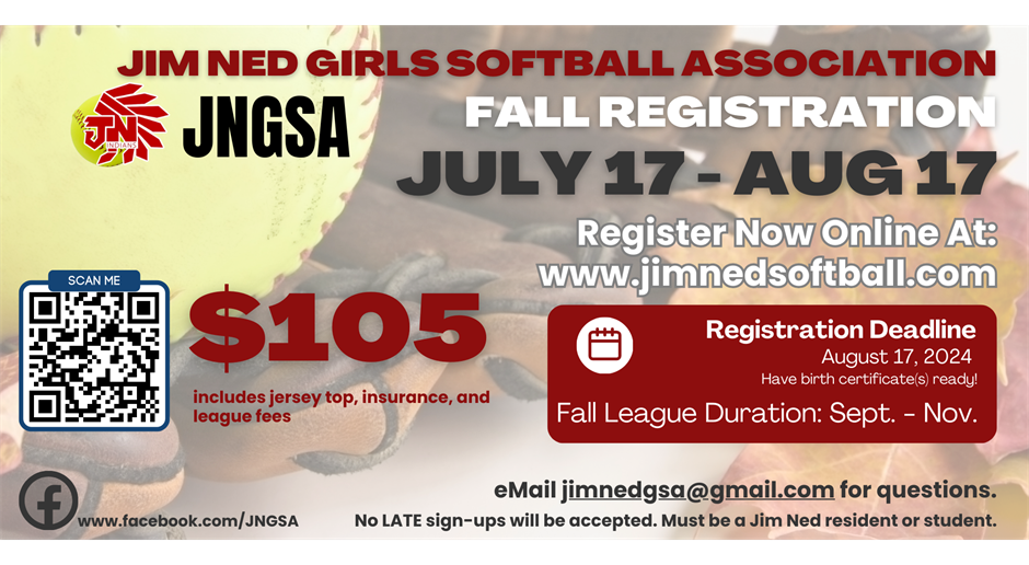 Fall Registration 2024